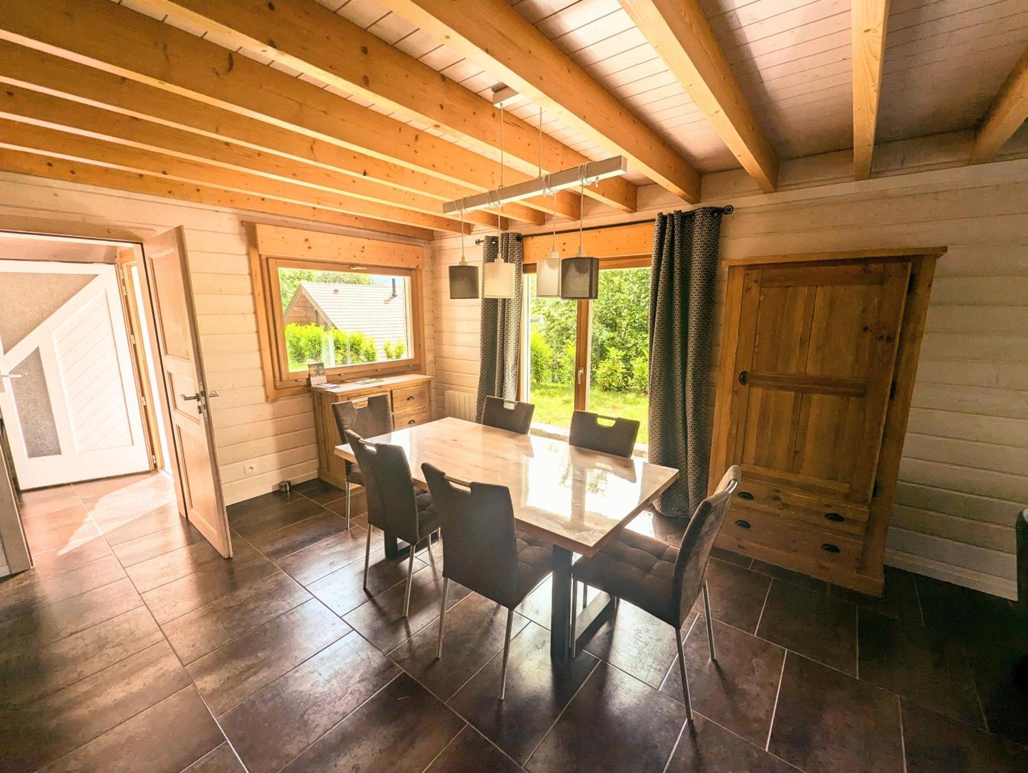Chalet Sauna Jacuzzi 6 Personnes Ла-Бресс Екстер'єр фото