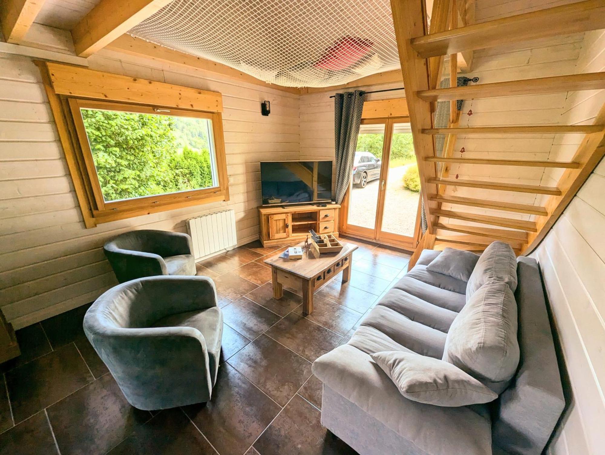 Chalet Sauna Jacuzzi 6 Personnes Ла-Бресс Екстер'єр фото