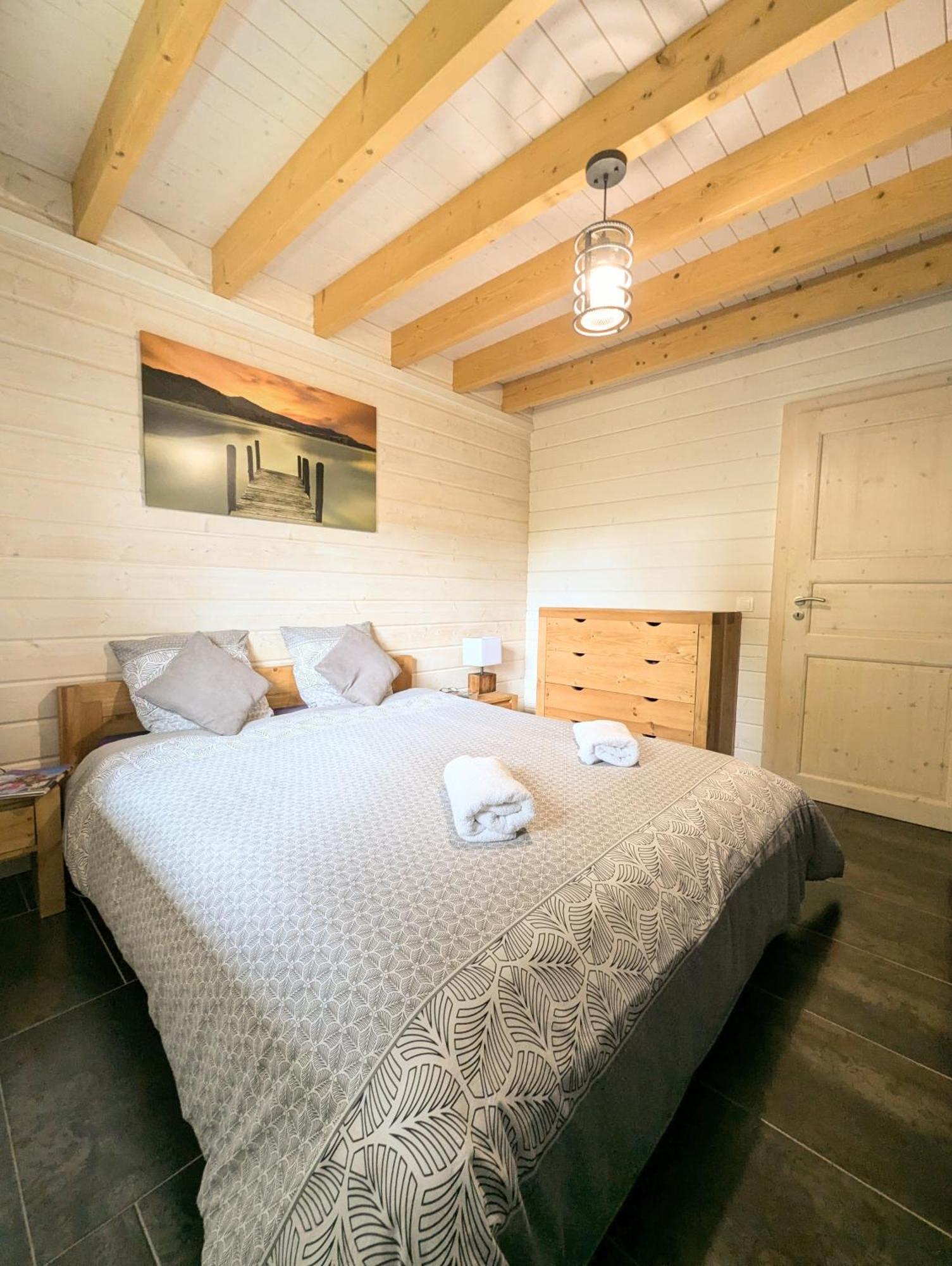 Chalet Sauna Jacuzzi 6 Personnes Ла-Бресс Екстер'єр фото
