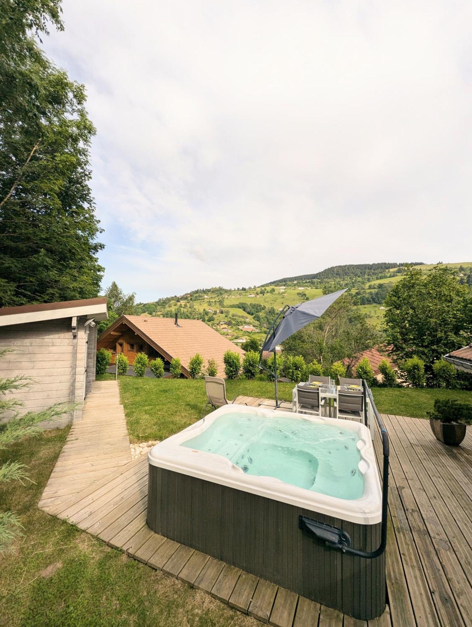 Chalet Sauna Jacuzzi 6 Personnes Ла-Бресс Екстер'єр фото