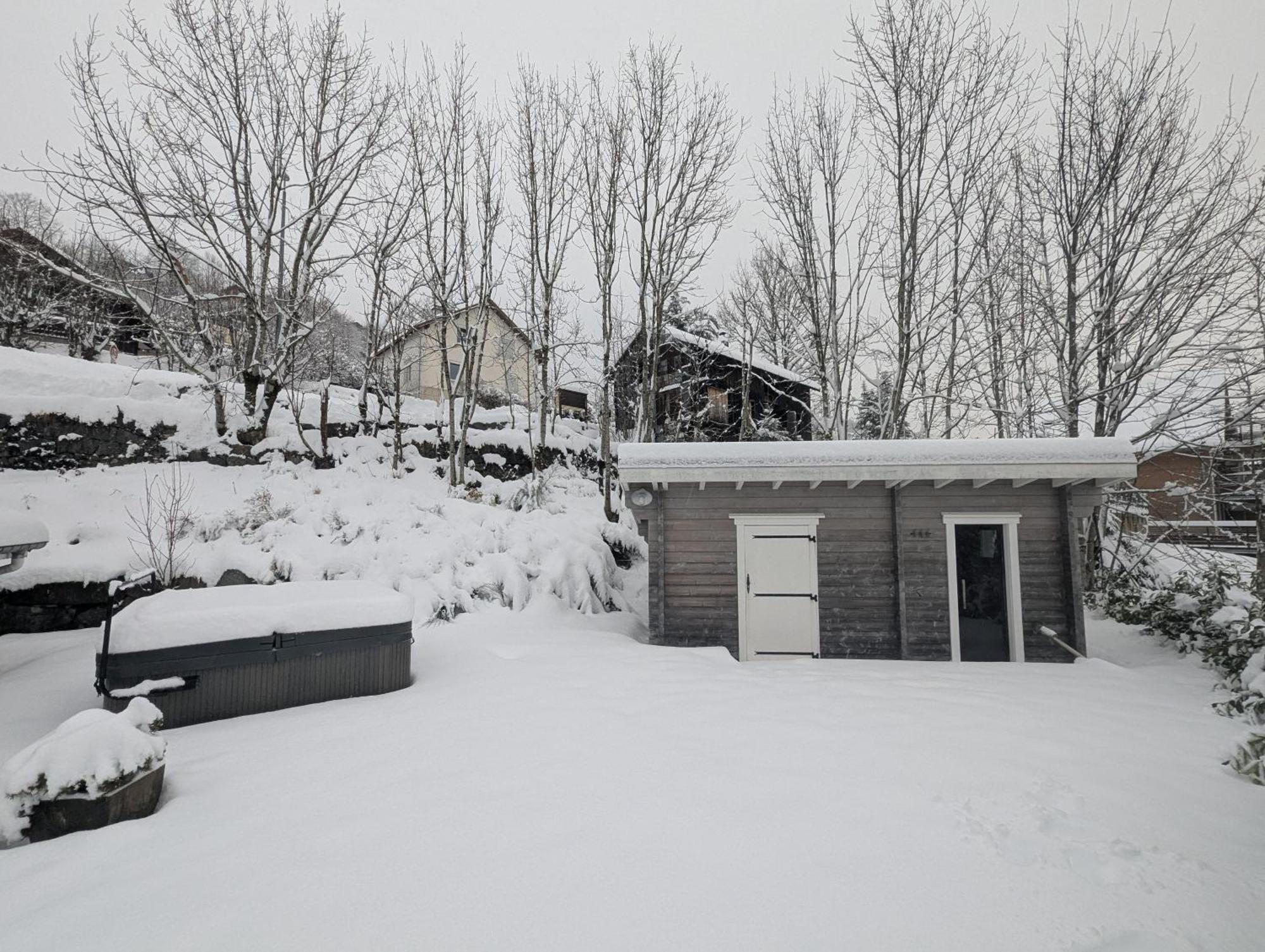 Chalet Sauna Jacuzzi 6 Personnes Ла-Бресс Екстер'єр фото